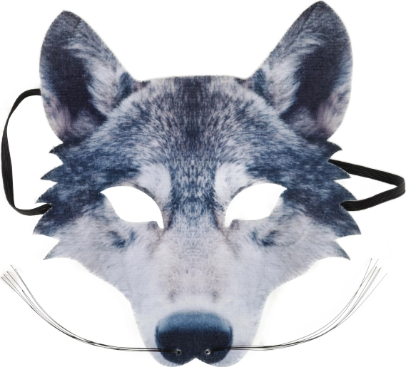 Máscara de lobo para niños