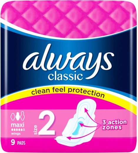 Compresas higiénicas Always Classic Maxi 9 uds