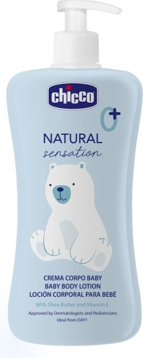 Chicco Natural Sensation leche corporal con manteca de karité y vitamina E 500 ml