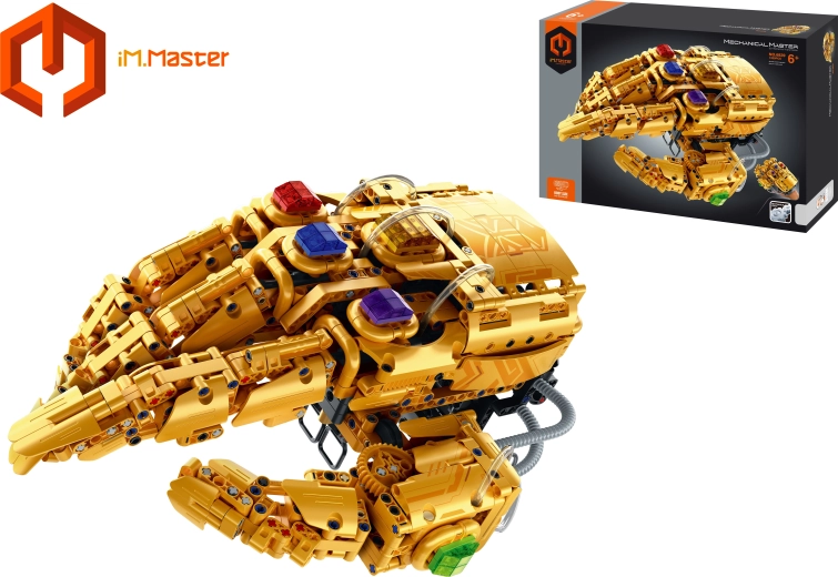 iM.Master kit de construcción brazo hidráulico amarillo