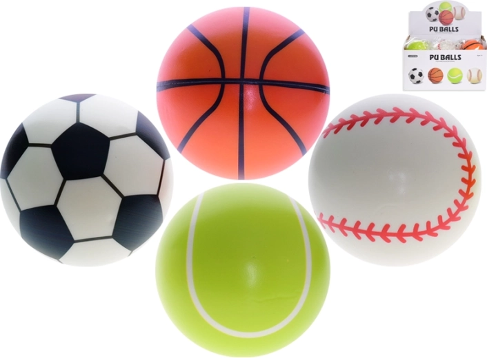 Pelota de espuma de 11 cm – diseños deportivos para niños