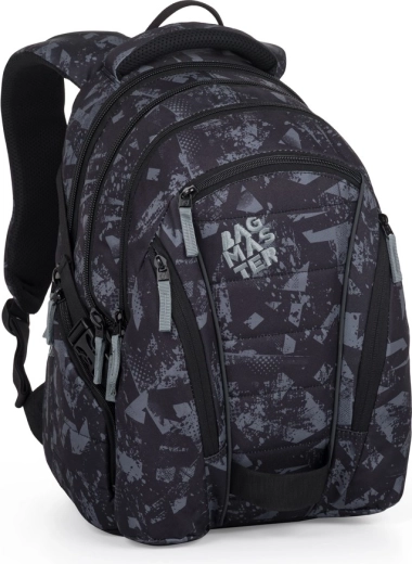 Mochila estudiantil Bagmaster BAG 24 B gris