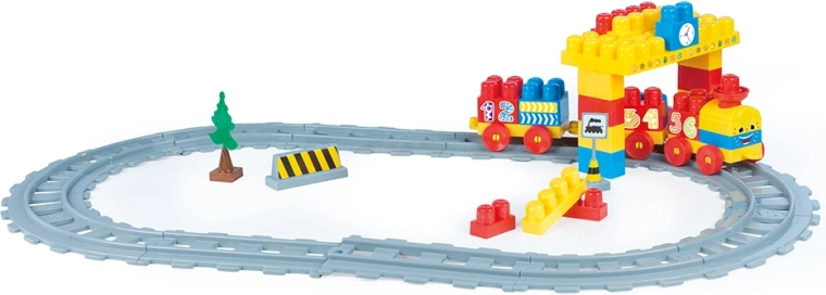 Juego de tren infantil de 58 piezas