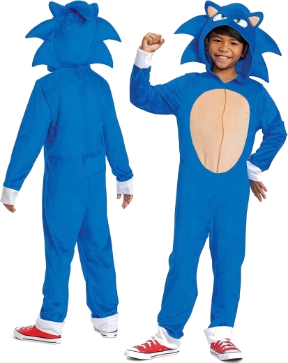 Disfraz infantil de Sonic the Hedgehog, 109–126 cm, 4–6 años