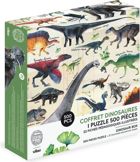 Puzle de dinosaurios de 500 piezas