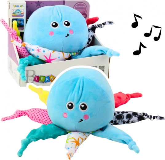 Pulpo de peluche para dormir con proyector y melodías
