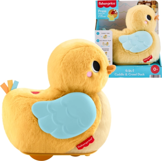 Fisher-Price patito oscilante con ruedas 4 en 1 para apoyar el gateo