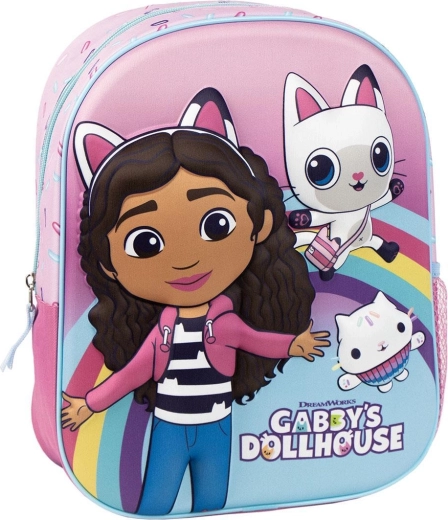Mochila infantil 3D Gabby’s Dollhouse - 1 pieza