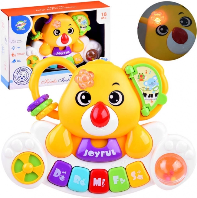 Pianito infantil de colores con divertidos sonidos de animales – Naranja