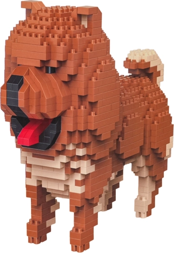 Set de construcción de un Chow Chow de 800 piezas