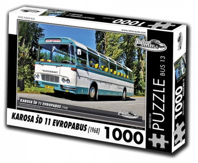 Puzzle Retro-Autos BUS Karosa ŠD 11 Evropabus 1000 piezas