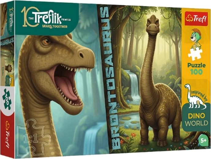 Inspired By Dino World puzzle brontosaurus 100 piezas