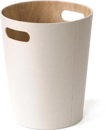 Papelera blanco crema 25 × 25 × 30 cm
