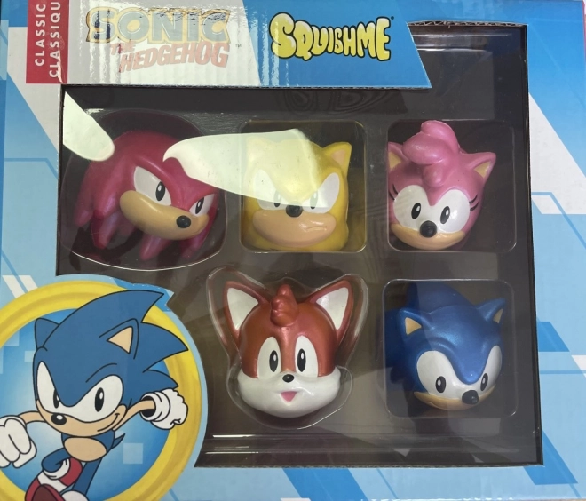 Mini SquishMe Sonic – set de colección de 5 figuritas