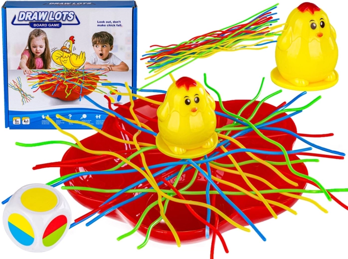 Juego de habilidad bierki Pollito que cae - 1 unidad