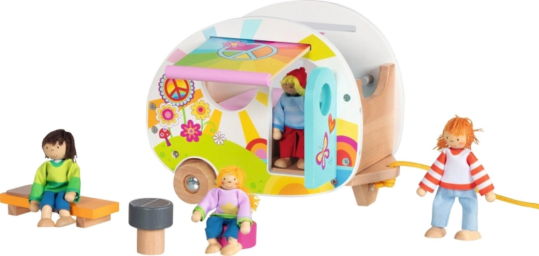 Caravana de madera Happy Campers Goki