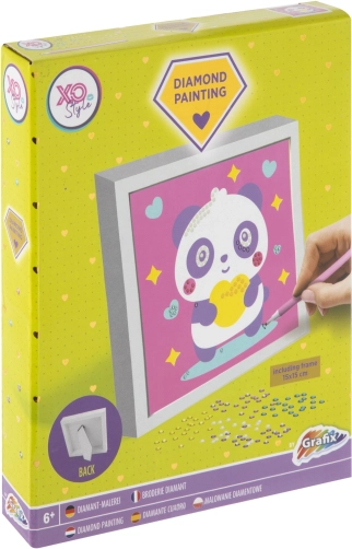 Kit de pintura con diamantes y marco para niños – Unicornio