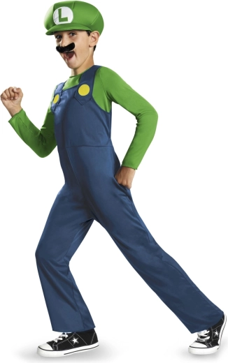 Disfraz infantil de Luigi (Super Mario) 7–8 años