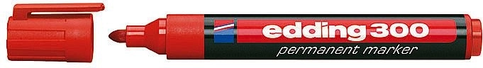 Rotulador industrial EDDING 300 – Rojo
