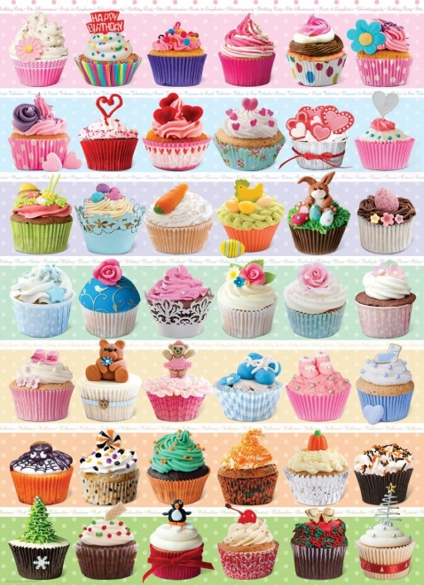 EUROGRAPHICS puzzle Celebración de cupcakes 1000 piezas