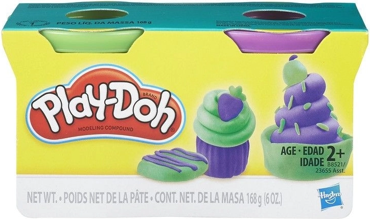 Plastilina Play-Doh – 2 botes (mezcla de colores)