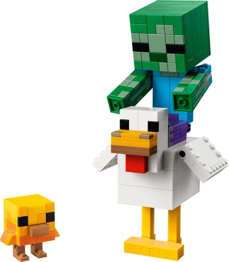 Escena icónica de Minecraft como modelo de coleccionista