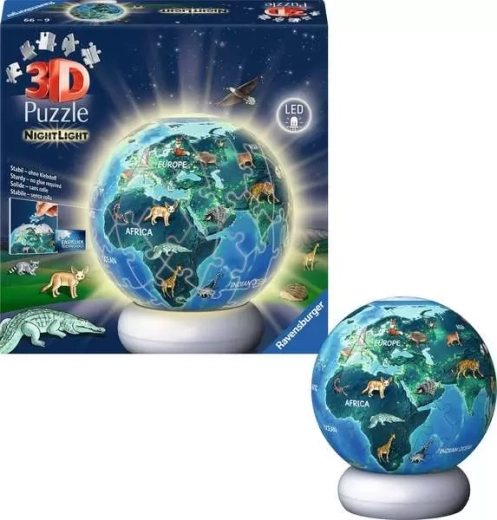 Ravensburger puzzle 3D luminoso Tierra nocturna 72 piezas
