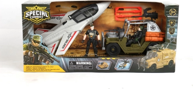 Set militar de vehículo y caza