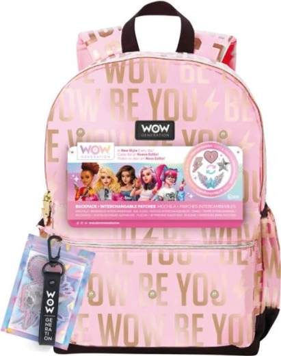 Mochila escolar WOW Generation de 42 cm con accesorios