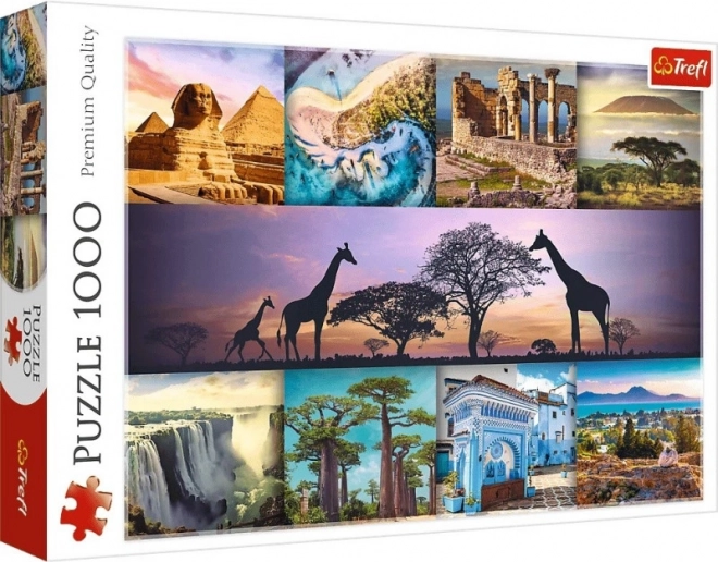 Trefl Puzzle 1000 piezas - Collage África