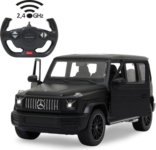 Coche RC Jamara Mercedes-AMG G 63 1:14, negro, 2,4 GHz