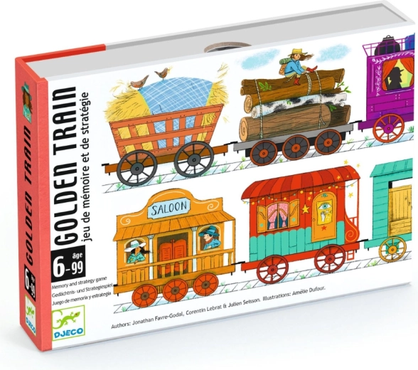 Juego de cartas DJECO Golden Train