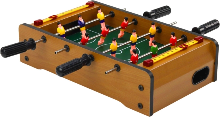 Futbolín compacto de mesa