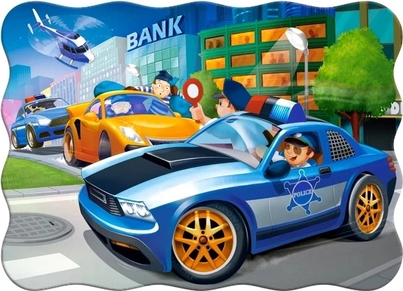 Puzzle de 30 piezas – persecución policial