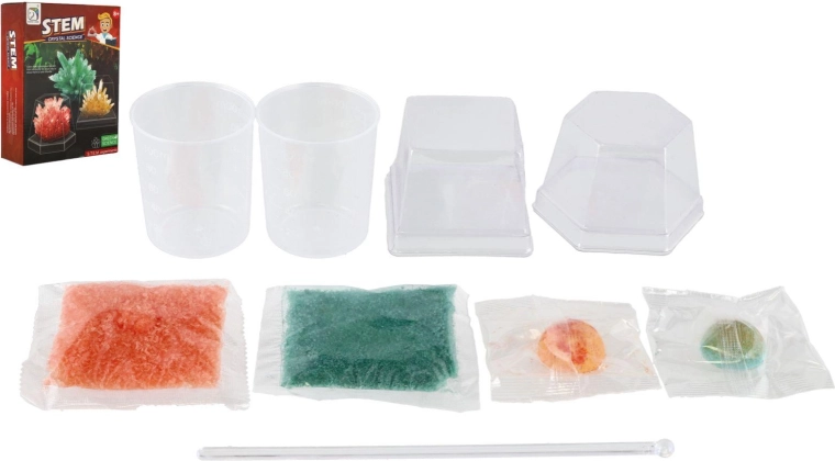 Kit científico para cultivar cristales
