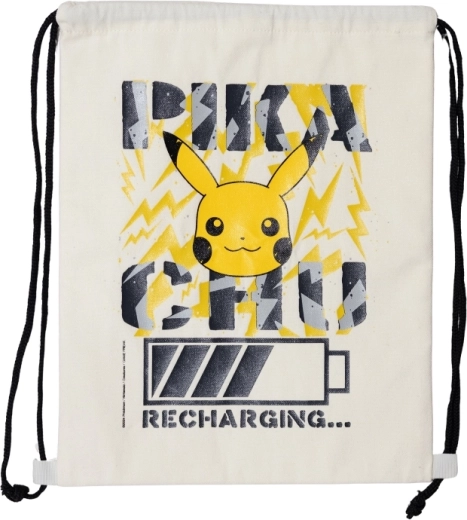 Bolsa de tela Pokémon con cordón ajustable - 1 unidad
