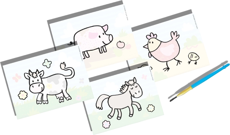 Animales de granja para aprender y divertirse