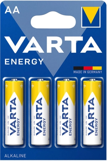 Pilas alcalinas AA LR6 Varta Energy 1,5 V (4 uds.)