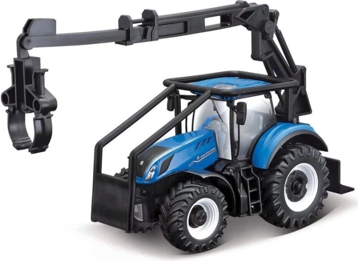 Tractor metálico BBURAGO New Holland T7.315 HD 10 cm – tractor forestal