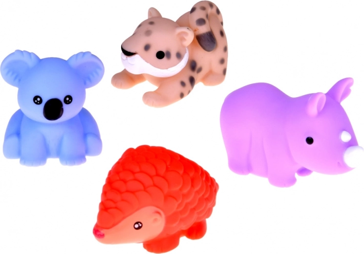 Diversión en la bañera: flotan y salpican