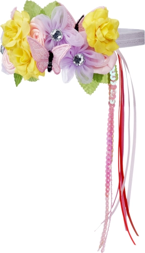Disfraz infantil de hada Danae con capa, diadema y varita, 5–7 años