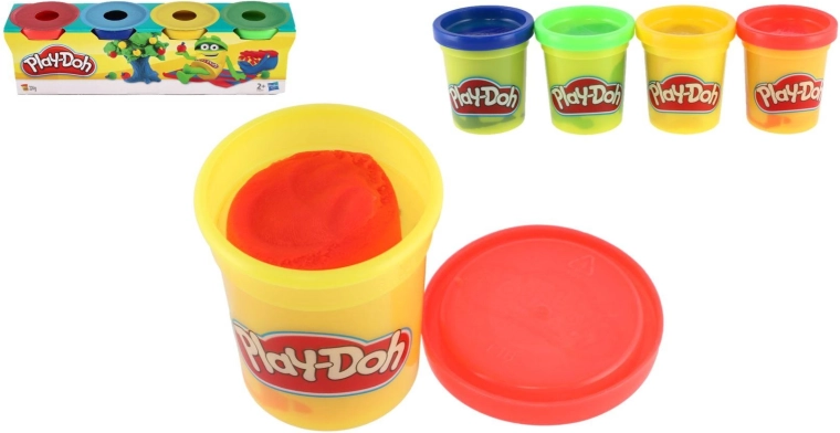 Plastilina Play-Doh en 4 colores básicos - 4 unidades