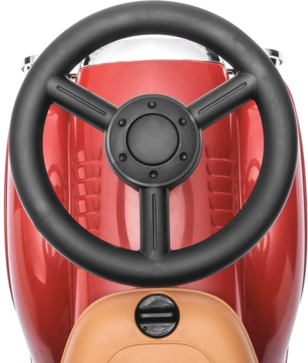 Volante con claxon y limitación del ángulo de giro
