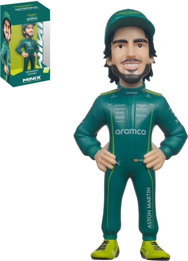 Figura coleccionable Minix Fernando Alonso (Aston Martin) - 1 unidad