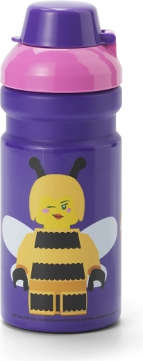 Botella para beber LEGO Bee morada