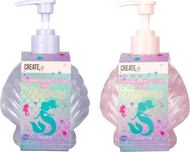 Create It! gel corporal con purpurina Mermaid