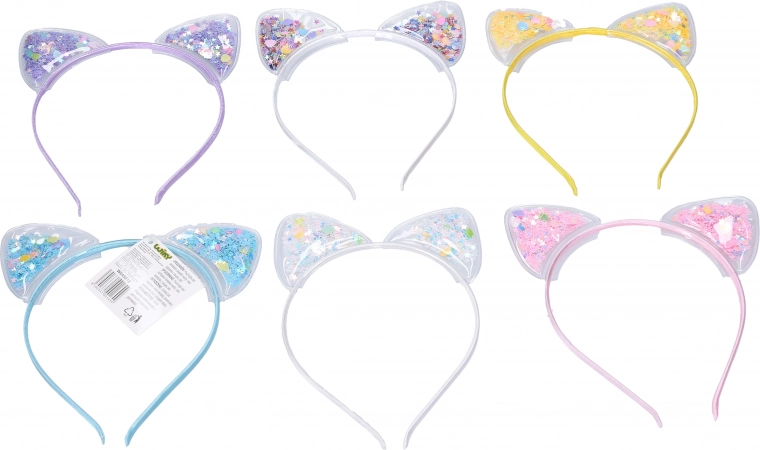 Accesorio para el cabello: diadema con adorno de orejas