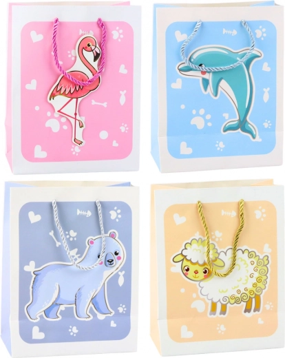 Bolsa de regalo animales 3D pastel