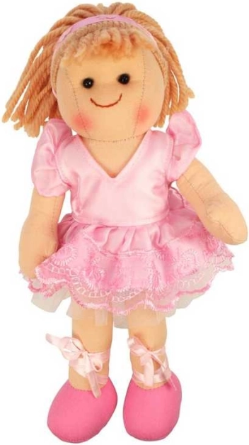 Muñeca de tela Bigjigs Toys Lily 28 cm