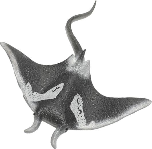 Pez marino manta de goma 13 cm